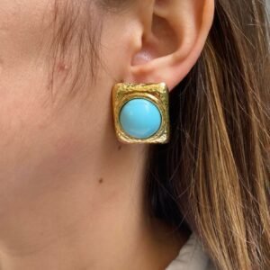 Brinco turquesa Egito
