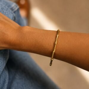 bracelete Bossa banho ouro